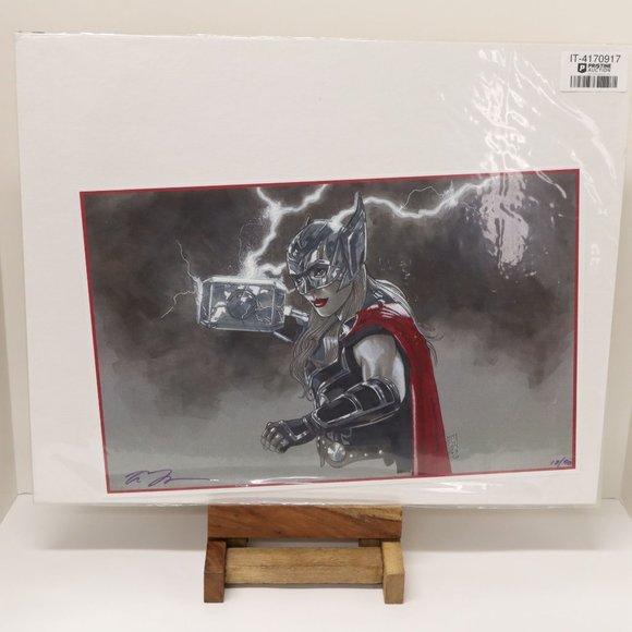 Jane Foster (Thor) 17"x11" Fine Art Print -Tom Hodges artist signed - LE #18/20 - Picture 2 of 10